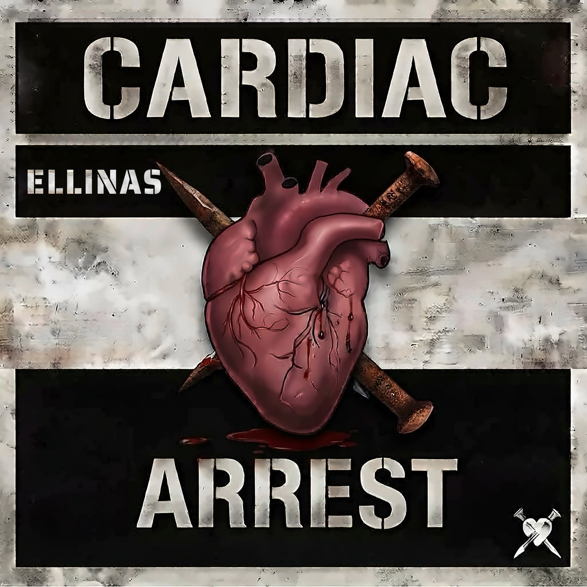 CARDIAC ARREST by ELLINAS, front cover
